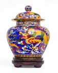 Cloisonne Jar Vessel|Home Gifts Decor|Wedding Gifts Dubai & Riyadh|Collectible Figurines