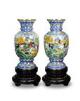 Custom 40-inch Cloisonne Floor Ceramic Vase|Office Decor|Decorative Items Dubai & Riyadh|Collectible Figurines