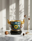 Cloisonne Oud Burner|Home Gifts Decor|Wedding Gifts Dubai & Riyadh|Collectible Figurines