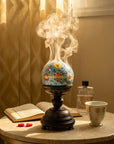 Cloisonne Spherical Oud Burner|Home Gifts Decor|Wedding Gifts Dubai & Riyadh|Collectible Figurines