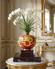 Cloisonne Apple-shaped Ceramic Vase|Home Gifts Decor|Wedding Gifts Dubai & Riyadh|Collectible Figurines
