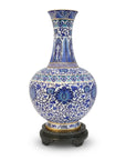 Cloisonne 15-inch Blue and White Vase|Home Gifts Decor|Wedding Gifts Dubai & Riyadh|Collectible Figurines