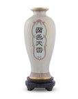 定制牡丹花画景泰蓝花瓶|装饰品|迪拜与利雅得独特个性化礼品|设计师礼品