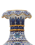 Cloisonne 17-inch Blue and White Vase|Home Gifts Decor|Wedding Gifts Dubai & Riyadh|Collectible Figurines