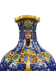 Customized Begonia Paniting Cloisonne Vase|Decorative Items|Unique Personalized Gifts Dubai & Riyadh|Designer Presents