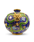 Customized Three-Dragon Cloisonne Vase|Decorative Items|Unique Personalized Gifts Dubai & Riyadh|Designer Presents