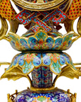 Customized Eight Auspicious Symbols Cloisonne Ornament|Decorative Items|Unique Personalized Gifts Dubai & Riyadh|Designer Presents