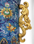 Customized Four Seasons Flower Cloisonne Vase|Decorative Items|Unique Personalized Gifts Dubai & Riyadh|Designer Presents