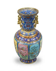 Customized Four Seasons Flower Cloisonne Vase|Decorative Items|Unique Personalized Gifts Dubai & Riyadh|Designer Presents
