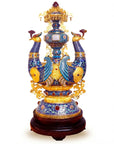 Customized Twin-Fortune Cloisonne Sculpture|Decorative Items|Unique Personalized Gifts Dubai & Riyadh|Designer Presents