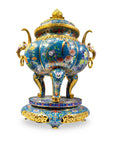 Customized Hexagonal Banana-Leaf Cloisonne Oud Burner|Decorative Items|Unique Personalized Gifts Dubai & Riyadh|Designer Presents