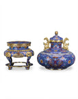 Customized Twin Phoenix-Head Handles Cloisonne Vase|Decorative Items|Unique Personalized Gifts Dubai & Riyadh|Designer Presents