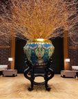 Customized Auspicious Cloisonne Vat|Decorative Items|Unique Personalized Gifts Dubai & Riyadh|Designer Presents
