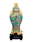 Customized Peace Cloisonne Vase|Decorative Items|Unique Personalized Gifts Dubai & Riyadh|Designer Presents