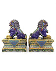 Customized Palace-gate Lion Cloisonne sculpture|Decorative Items|Unique Personalized Gifts Dubai & Riyadh|Designer Presents