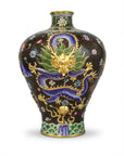 Customized Three Dragons Cloisonne Vase|Decorative Items|Unique Personalized Gifts Dubai & Riyadh|Designer Presents
