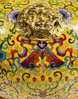 Customized Animal-head Motifs Handles Cloisonne Jar|Decorative Items|Unique Personalized Gifts Dubai & Riyadh|Designer Presents