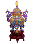Handmade Beijing Chinese Cloisonne Luxury Art for Dubai UAE GCC