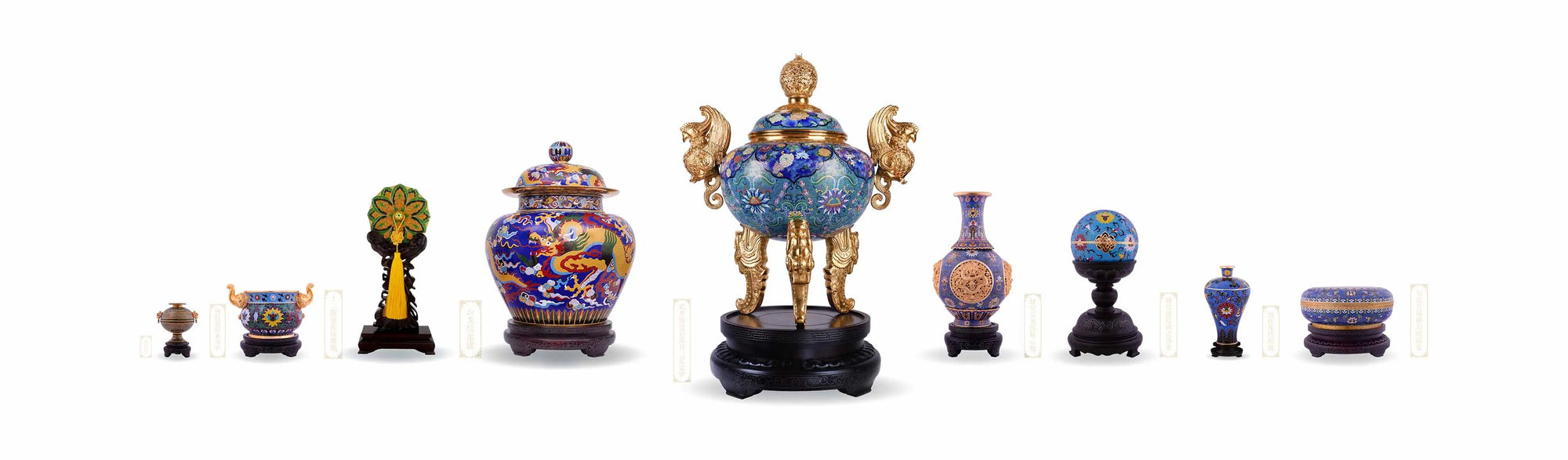 Nine Treasures of Cloisonne: Imperial Chinese Enamel Masterpieces & Luxury Home Decor