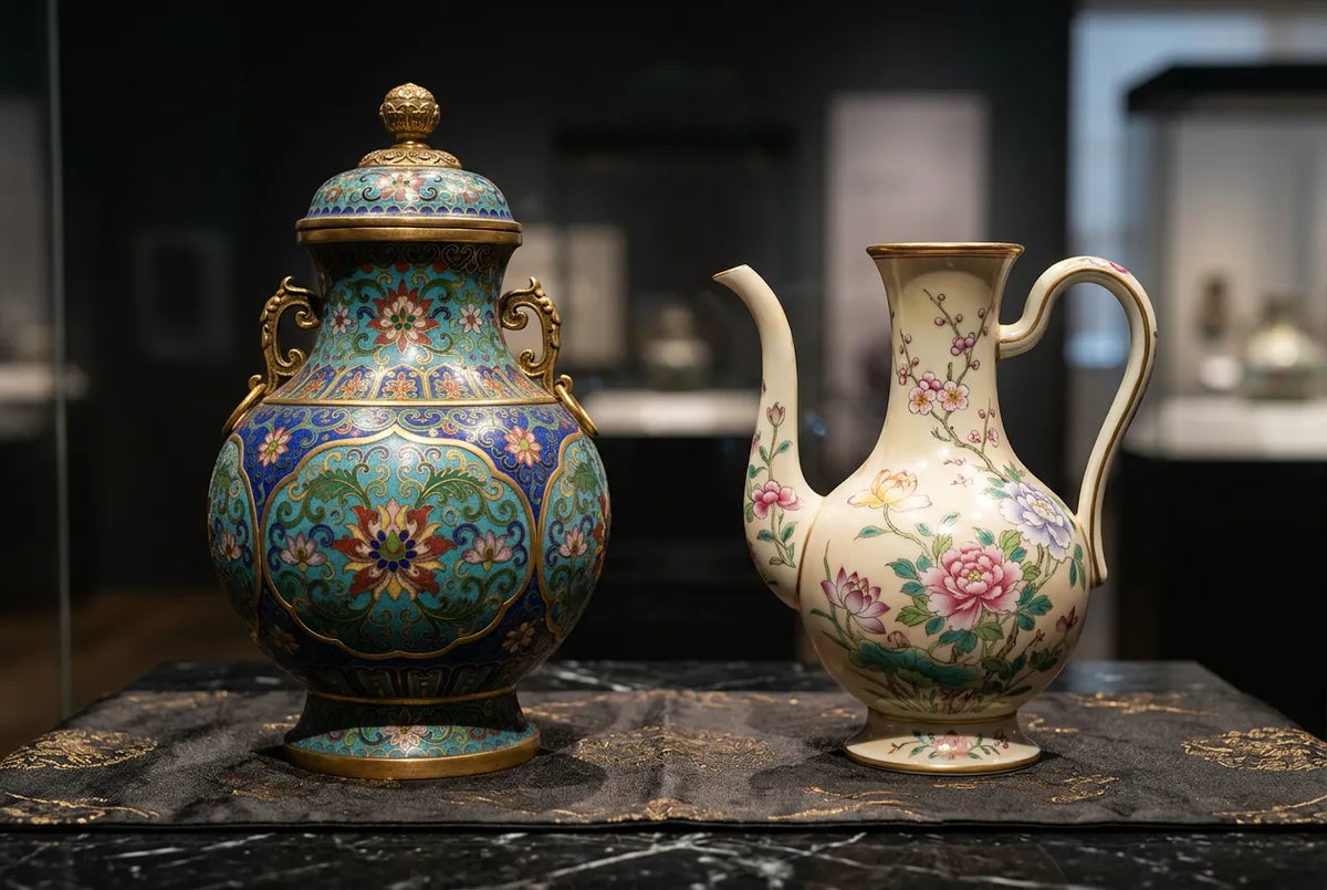 Cloisonne vs. Painted Enamel: Classic Craft & Luxury Home Decor Guide
