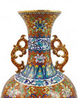 Customized Ruyi Handles Jade-pot Shape Cloisonne Vase|Decorative Items|Unique Personalized Gifts Dubai & Riyadh|Designer Presents