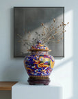 Cloisonne Jar Vessel|Home Gifts Decor|Wedding Gifts Dubai & Riyadh|Collectible Figurines