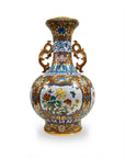 Customized Ruyi Handles Jade-pot Shape Cloisonne Vase|Decorative Items|Unique Personalized Gifts Dubai & Riyadh|Designer Presents