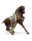 Customized Grand Royal Horses Cloisonne sculpture|Decorative Items|Unique Personalized Gifts Dubai & Riyadh|Designer Presents