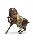 Customized Grand Royal Horses Cloisonne sculpture|Decorative Items|Unique Personalized Gifts Dubai & Riyadh|Designer Presents