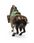 Customized Grand Royal Horses Cloisonne sculpture|Decorative Items|Unique Personalized Gifts Dubai & Riyadh|Designer Presents