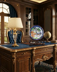 Cloisonne 12-inch Beijing Courtyard-style Plate|Home Gifts Decor|Wedding Gifts Dubai & Riyadh|Collectible Figurines