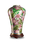 Customized Blossoms Flower Pattern Cloisonne Vase|Decorative Items|Unique Personalized Gifts Dubai & Riyadh|Designer Presents