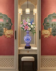 Cloisonne 17-inch Blue and White Vase|Home Gifts Decor|Wedding Gifts Dubai & Riyadh|Collectible Figurines
