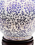 Customized Blue and White Pattern Cloisonne Vase|Decorative Items|Unique Personalized Gifts Dubai & Riyadh|Designer Presents