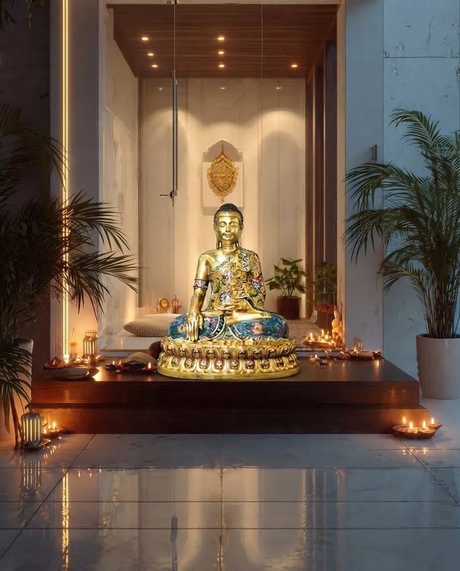 Customized Buddha Cloisonne sculpture|Decorative Items|Unique Personalized Gifts Dubai &amp; Riyadh|Designer Presents