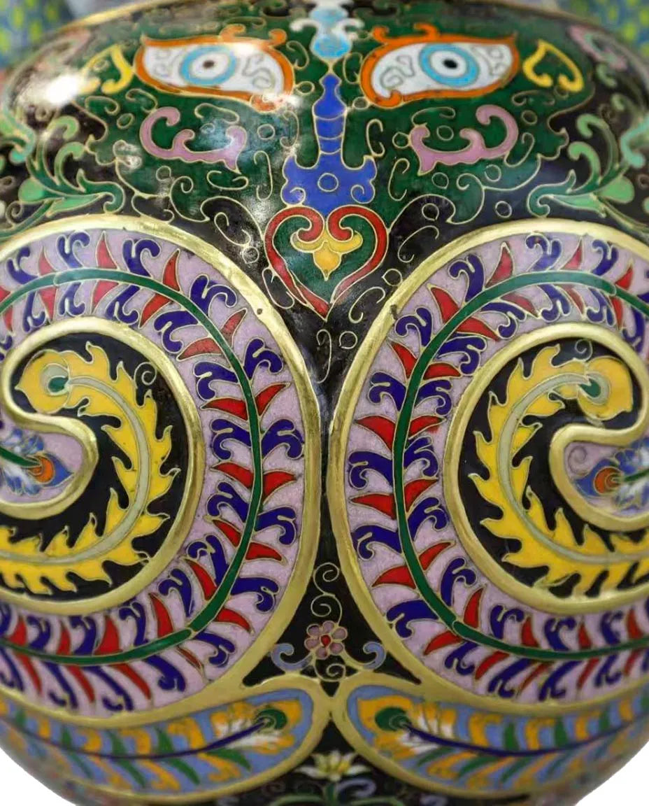 Customized Chicken-Pattern Cloisonne Vase|Decorative Items|Unique Personalized Gifts Dubai &amp; Riyadh|Designer Presents
