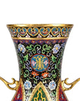 Customized Chicken-Pattern Cloisonne Vase|Decorative Items|Unique Personalized Gifts Dubai & Riyadh|Designer Presents