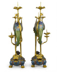 Customized Crane Cloisonne Candlestick|Decorative Items|Unique Personalized Gifts Dubai & Riyadh|Designer Presents