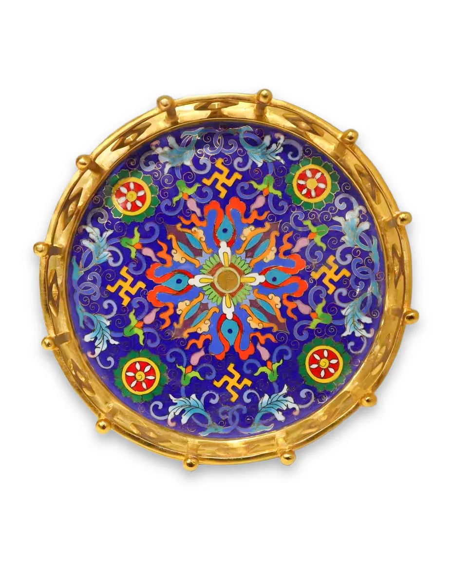 Customized Eight Auspicious Symbols Cloisonne Ornament|Decorative Items|Unique Personalized Gifts Dubai &amp; Riyadh|Designer Presents