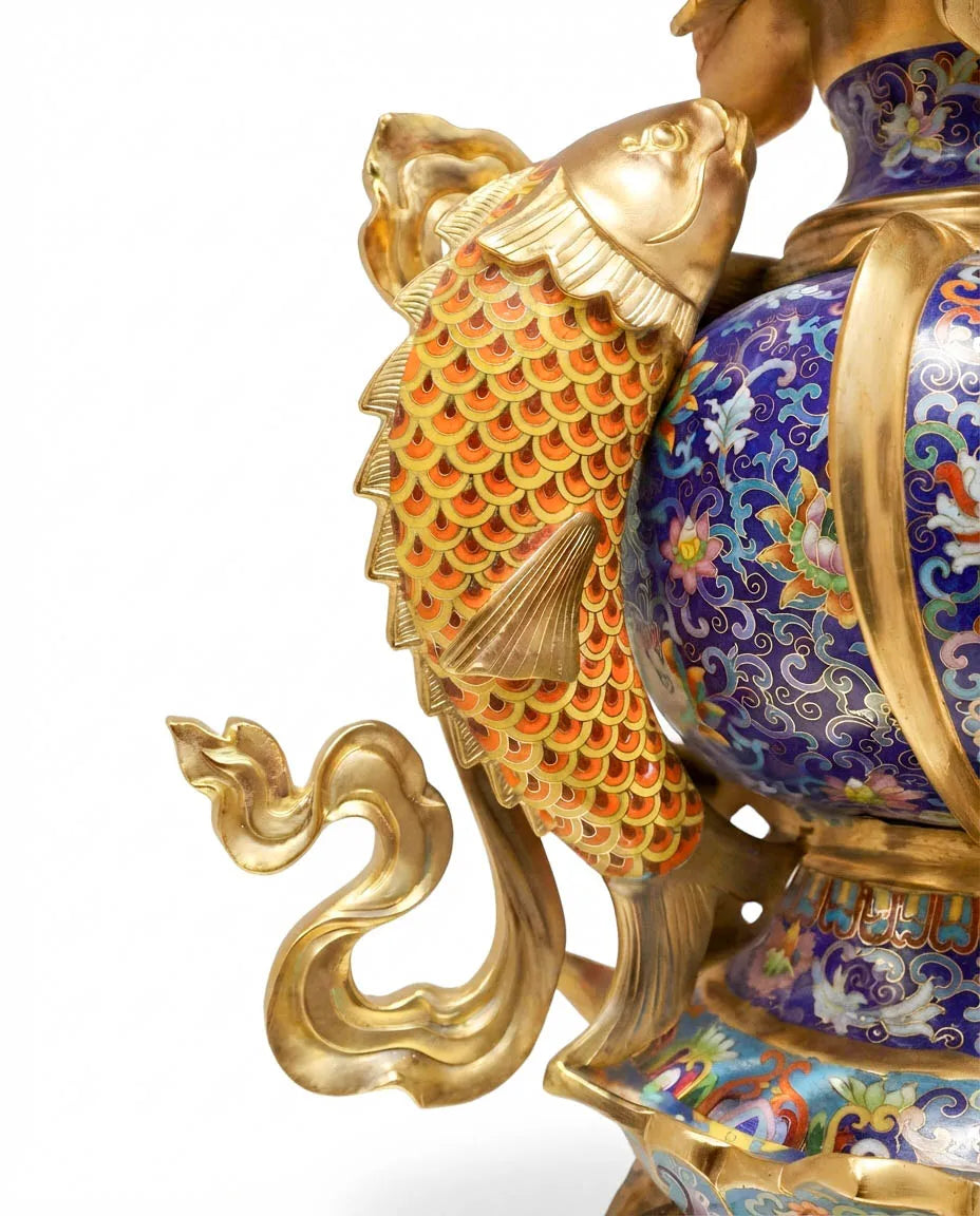 Customized Eight Auspicious Symbols Cloisonne Ornament|Decorative Items|Unique Personalized Gifts Dubai &amp; Riyadh|Designer Presents