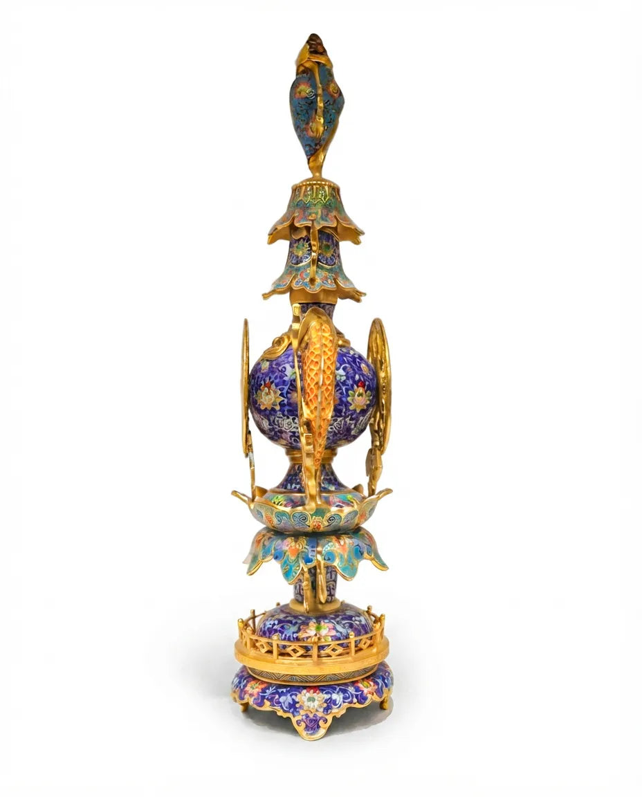 Customized Eight Auspicious Symbols Cloisonne Ornament|Decorative Items|Unique Personalized Gifts Dubai &amp; Riyadh|Designer Presents