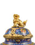 Customized Elephant-foot Legs Lion-decoration Cloisonne Oud Burner|Decorative Items|Unique Personalized Gifts Dubai & Riyadh|Designer Presents