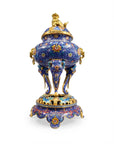 Customized Elephant-foot Legs Lion-decoration Cloisonne Oud Burner|Decorative Items|Unique Personalized Gifts Dubai & Riyadh|Designer Presents