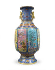Customized Four Seasons Flower Cloisonne Vase|Decorative Items|Unique Personalized Gifts Dubai & Riyadh|Designer Presents