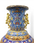 Customized Four Seasons Flower Cloisonne Vase|Decorative Items|Unique Personalized Gifts Dubai & Riyadh|Designer Presents