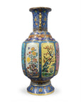 Customized Four Seasons Flower Cloisonne Vase|Decorative Items|Unique Personalized Gifts Dubai & Riyadh|Designer Presents