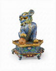 Customized Grand Lion Dance Cloisonne Sculpture|Decorative Items|Unique Personalized Gifts Dubai & Riyadh|Designer Presents
