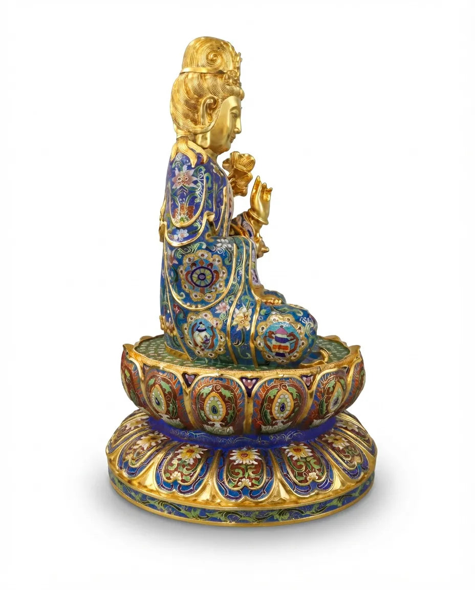 Customized Guanyin Bodhisattva Cloisonne Statue|Decorative Items|Unique Personalized Gifts Dubai &amp; Riyadh|Designer Presents