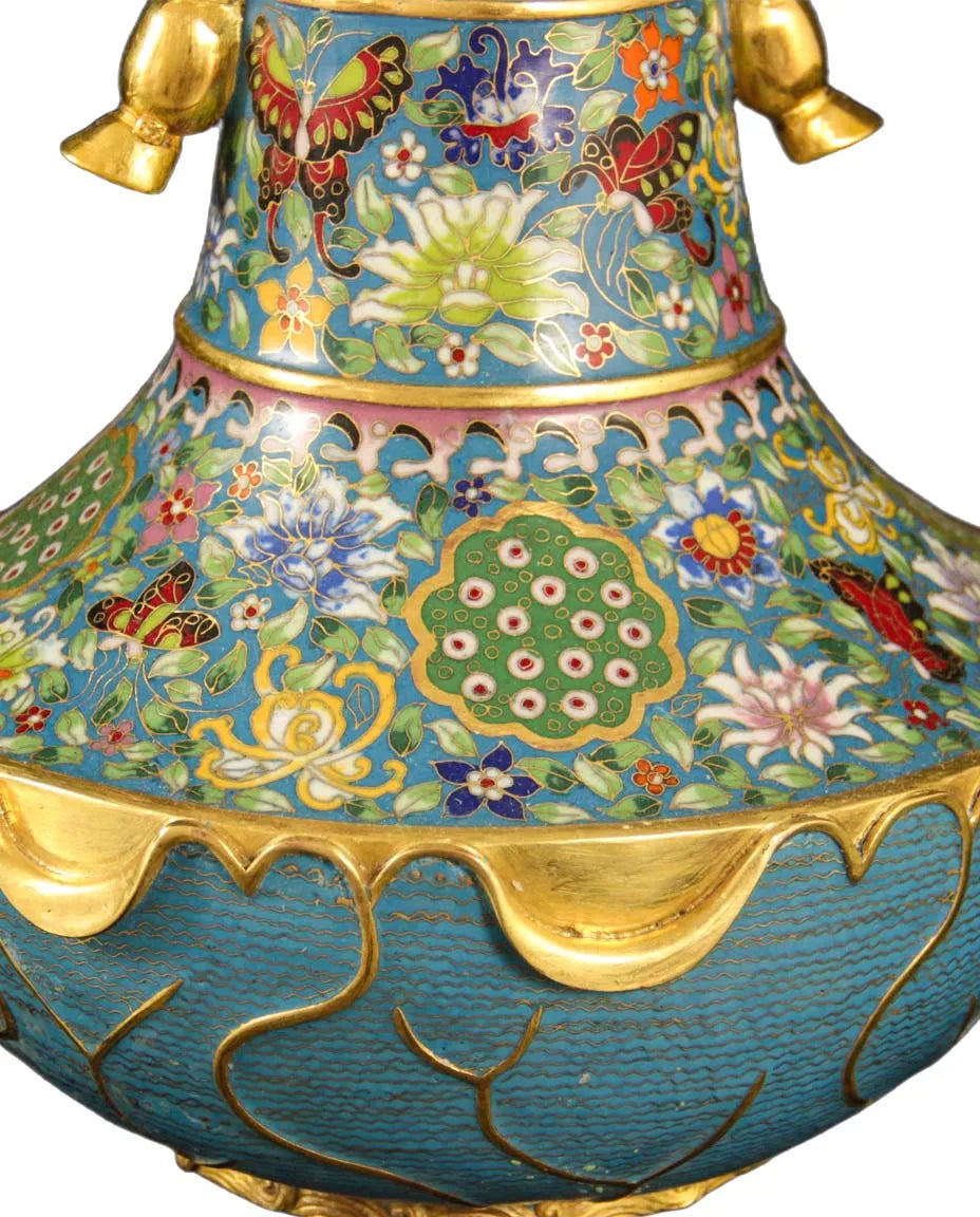 Custom-patterned Cloisonne Vase|Decorative Items|Unique Personalized Gifts Dubai &amp; Riyadh|Designer Presents