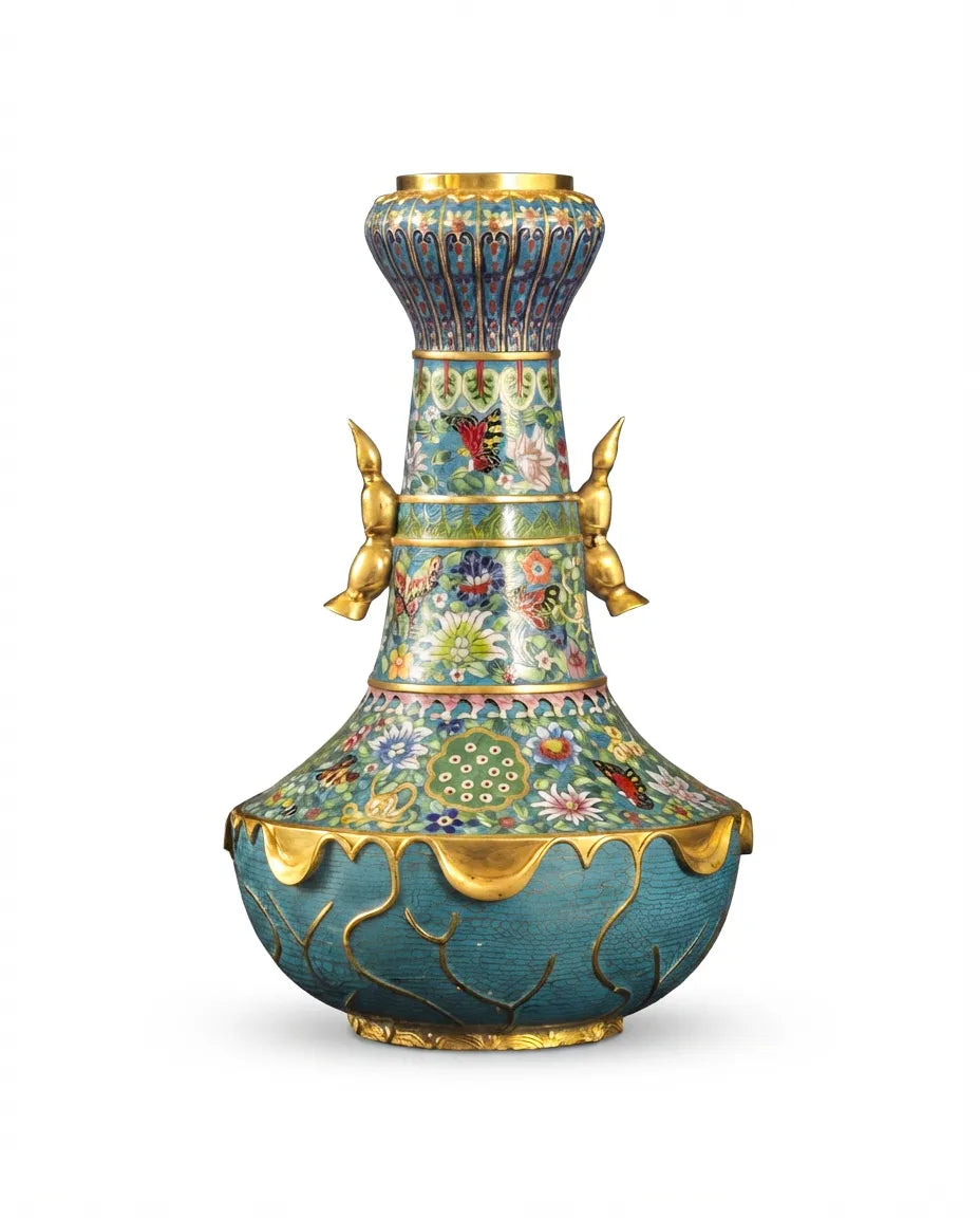 Custom-patterned Cloisonne Vase|Decorative Items|Unique Personalized Gifts Dubai &amp; Riyadh|Designer Presents